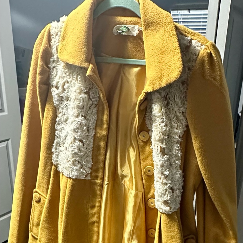 Women's Yellow Coat